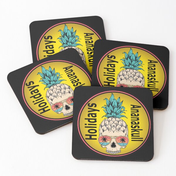 Item preview, Holidays ananaskull,happy skull,pineapple in holidays, designed and sold by Gazo freeze  ★★★★★.