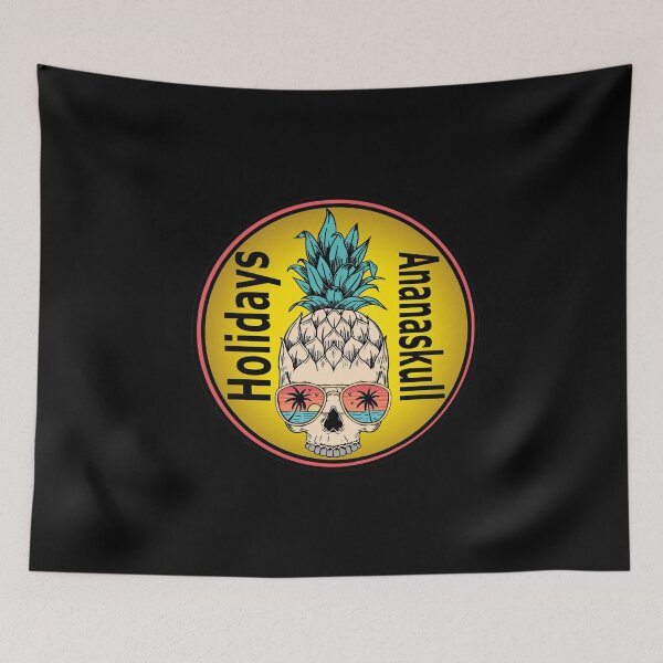 Item preview, Holidays ananaskull,happy skull,pineapple in holidays, designed and sold by Gazo freeze  ★★★★★.