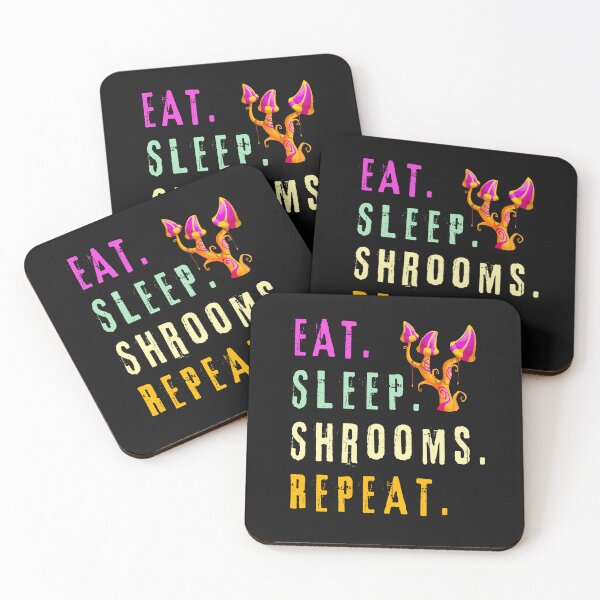 Item preview, Eat Sleep Shrooms Repeat-Mushrooms-Psychedelics-Mental Health-Psychedelic Mushrooms-Medical Mushrooms designed and sold by SighFly52.