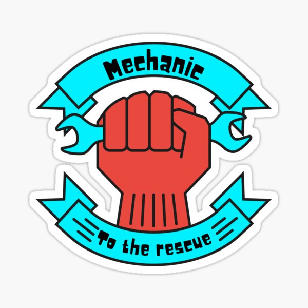 Item preview, Mechanic To The Rescue Spanner Fist designed and sold by RichTeeDesigns.