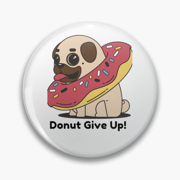 Item preview, Camiseta Donut Give Up Funny Puppy designed and sold by IndreB.