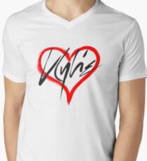 <3 Kylie Men's V-Neck T-Shirt