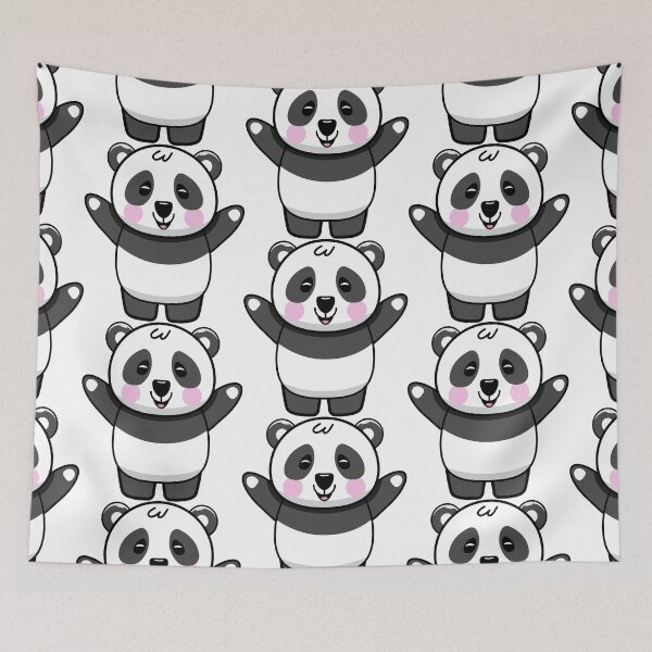 Item preview, Funny Cute Animal jump panda designed and sold by mustafamr.