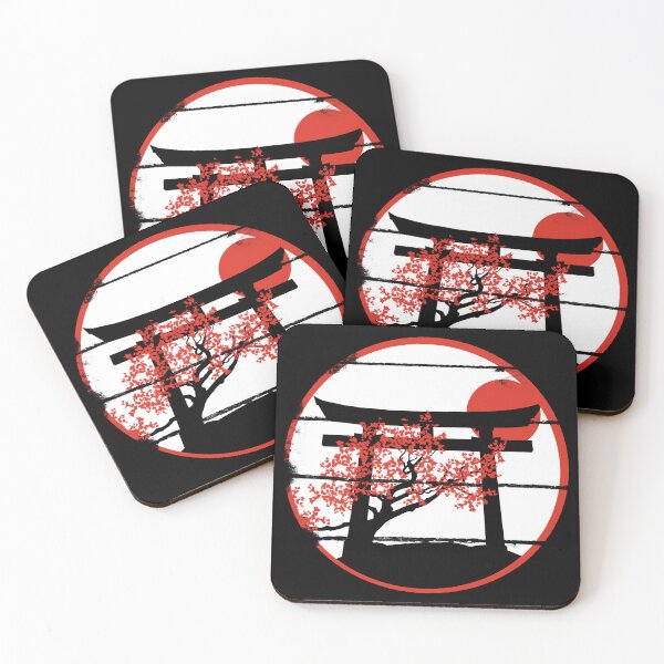 Item preview, Red Painted Cherry Tree Japanese Gate - Japanese Torii Gate designed and sold by RiciPaneto.