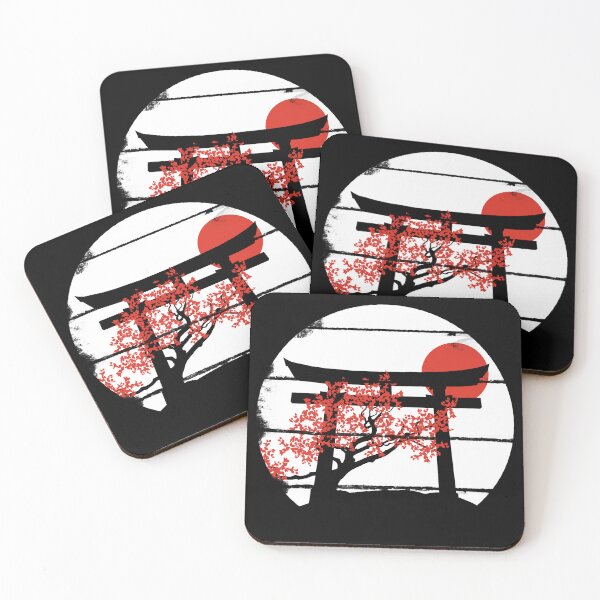 Item preview, Red Painted Simple Cherry Tree Japanese Gate - Japanese Torii Gate designed and sold by RiciPaneto.