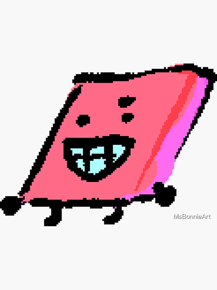 "BFB Eraser" Sticker for Sale by MsBonnie Redbubble