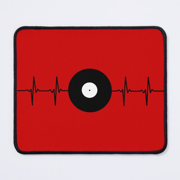 Item preview, Heartbeat ECG Turntable Vinyl Record Needle (Black) designed and sold by StudioFourty2.