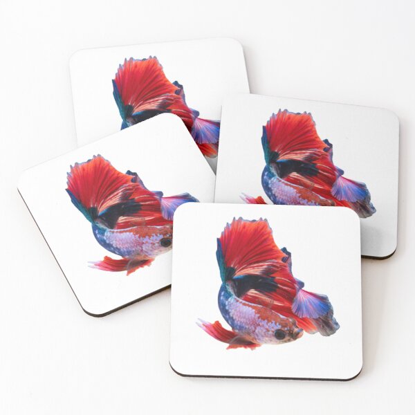 Item preview, Red and silver guppy fish sea creatures lovers designed and sold by BestDesign87.