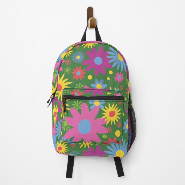 Item preview, Spring Has Sprung Retro Flowers | Pink, Rose, Green, Blue Vintage Floral Pattern designed and sold by arlutai.