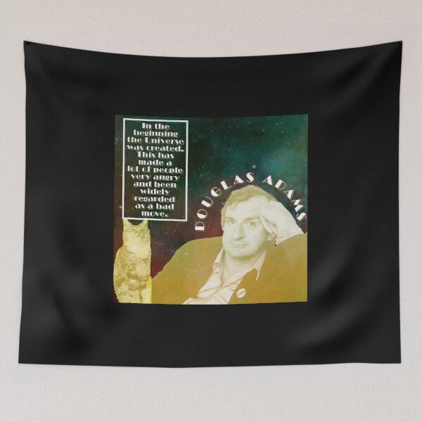 Item preview, Douglas Adams quote designed and sold by Normanbates13.