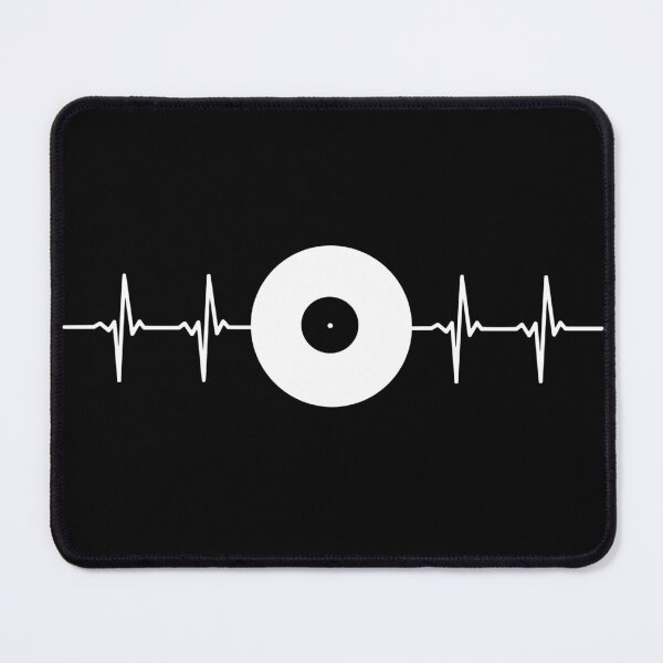 Item preview, Heartbeat ECG Vinyl Record (White) designed and sold by StudioFourty2.