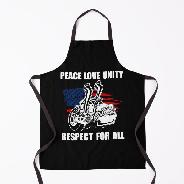Item preview, PEACE LOVE UNITY AND RESPECT FOR ALL designed and sold by OverbeeDesigns.