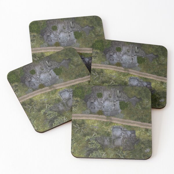 Item preview, Roadside Ruins Battle Map for Table Top RPG Miniatures designed and sold by Paul David Wilson.