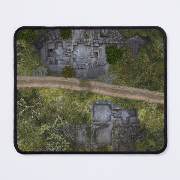 Item preview, Roadside Ruins Battle Map for Table Top RPG Miniatures designed and sold by Paul David Wilson.