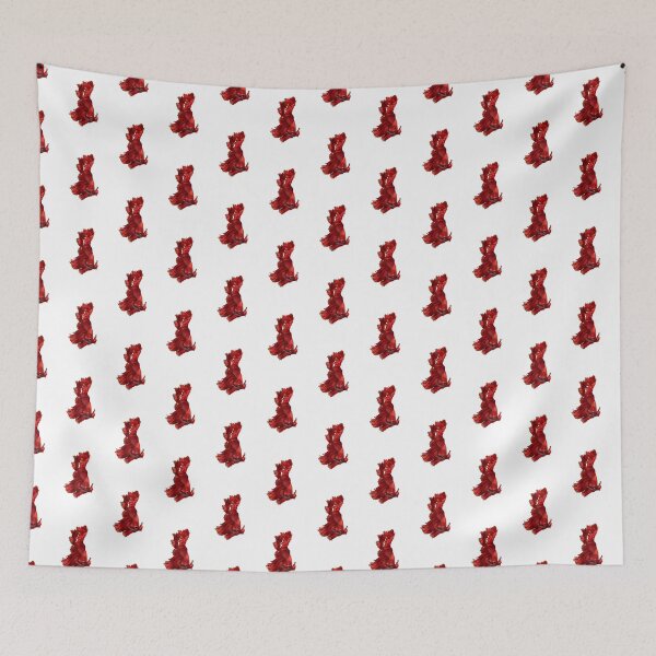 Item preview, Red Siamese fighting fish sea creatures lovers designed and sold by BestDesign87.