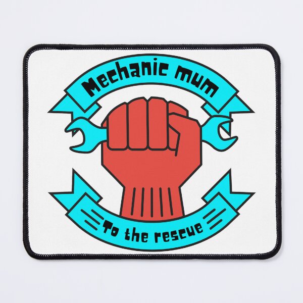 Artikelvorschau, Mechaniker-Mama zur Rettungsschlüssel-Faust entworfen und verkauft von RichTeeDesigns.