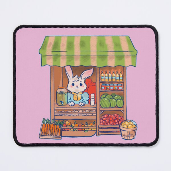 Item preview, rabbit and vegetables designed and sold by jezzartt.