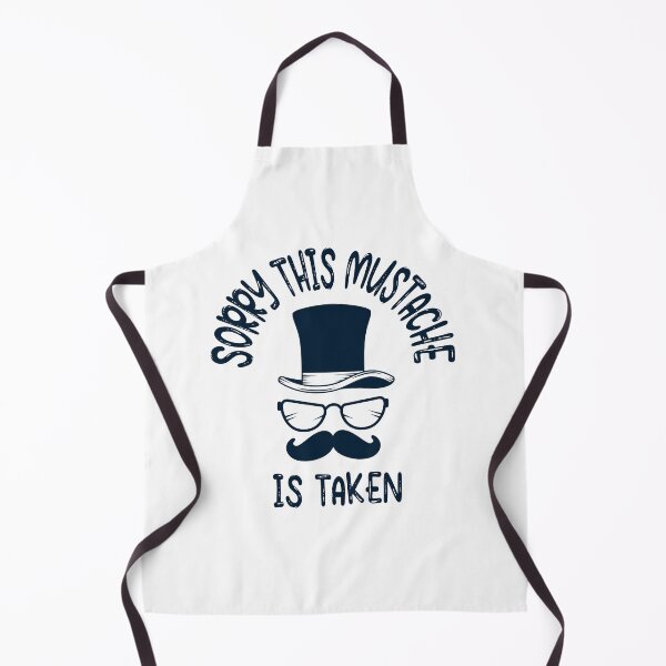 Item preview, Mens Sorry This Mustache Is Taken,Funny Mustache Humor Quote,Funny Mustache Gift designed and sold by pedrored369.