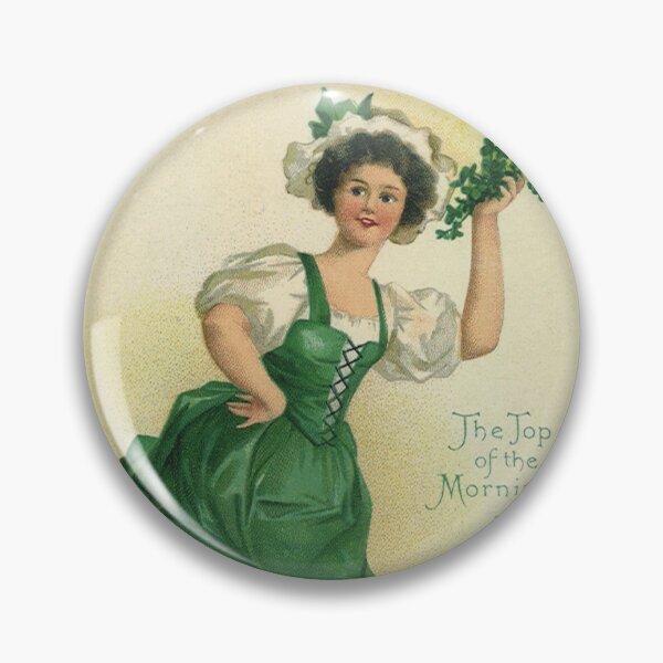 Item preview, Vintage St. Patricks Day Lass Lady designed and sold by KidGiftChoice.