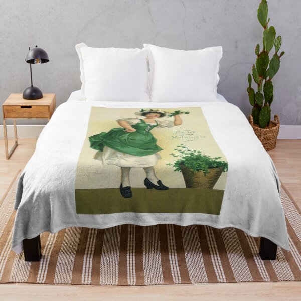 Item preview, Vintage St. Patricks Day Lass Lady designed and sold by KidGiftChoice.