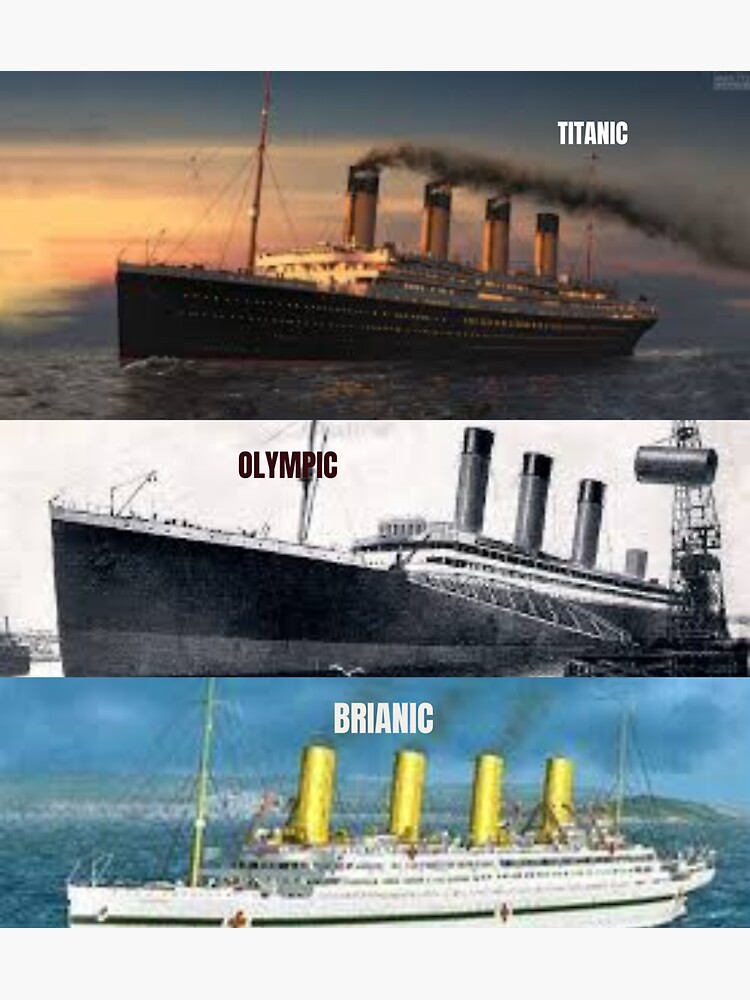 trois navires jumeaux Titanic