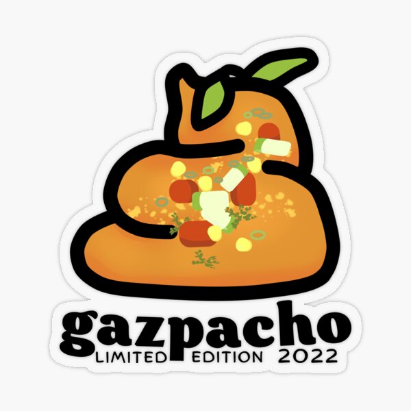 Vista previa del artículo con la obra «Gazpacho Poo», diseñado y vendido por ViewerEqualsPhoton.