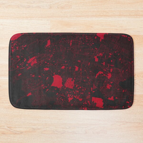 Item preview, Mexico CIty red wine color Map Art Mexico designed and sold by EpicMaps.