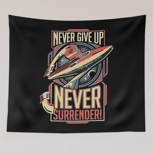 Item preview, Vintage Never Surrender Quote Retro  designed and sold by KidGiftChoice.