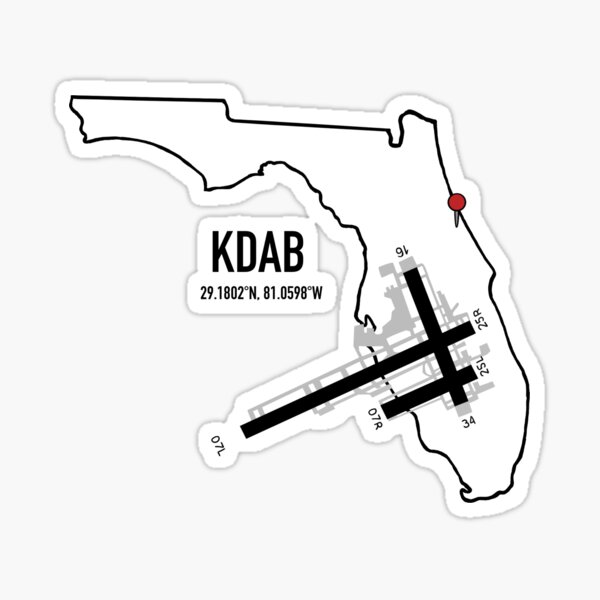 Aperçu de l'œuvre KDAB - Diagramme de l'aéroport de Daytona Beach créée et vendue par abbybowin.