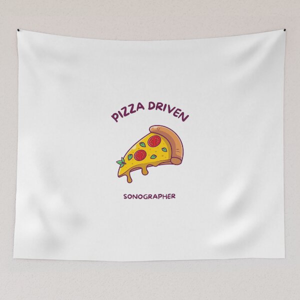 Item preview, Pizza Driven Sonographer Funny Pizza Quotes designed and sold by PrixSympa.