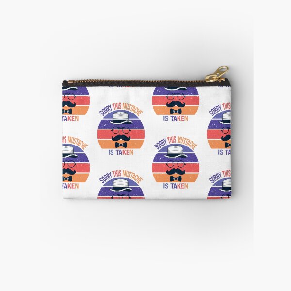 Item preview, Mens Sorry This Mustache Is Taken,Funny Mustache Perfect Quote,Funny Mustache Retro Vintage Colorful Sunset  Gift designed and sold by pedrored369.