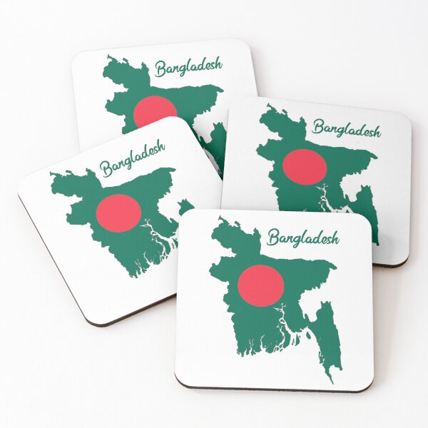 Item preview, Bangladeshi Flag inside Map of Bangladesh  designed and sold by mashmosh.