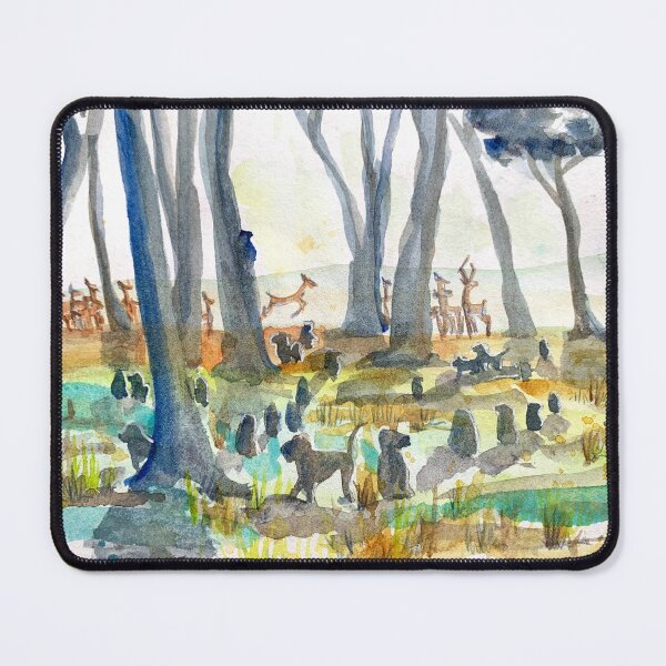 Item preview, Kenya baboons & impalas designed and sold by nathalie renotte.