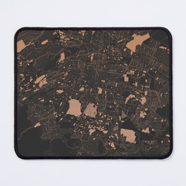 Item preview, Mexico City Chocolate color Map Art Mexico designed and sold by EpicMaps.