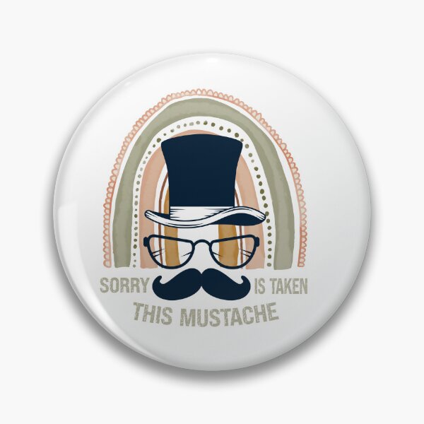 Item preview, Mens Sorry This Mustache Is Taken,Funny Mustache Awesome Quote,Funny Mustache Watercolor Sunset  Gift designed and sold by pedrored369.