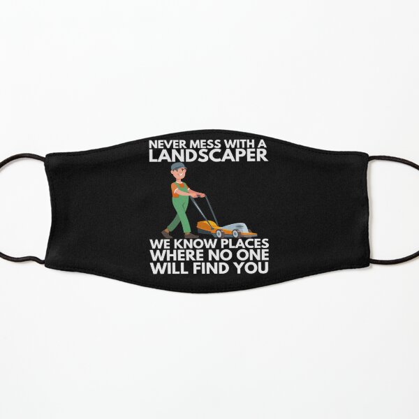 Lawn Mowing Mower Landscaper Yard Work Funny Gift | Mask