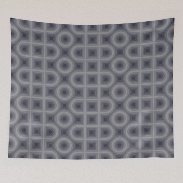 Item preview, Blue Nights Ultimate Gray Abstract Pattern designed and sold by PatternSalad.