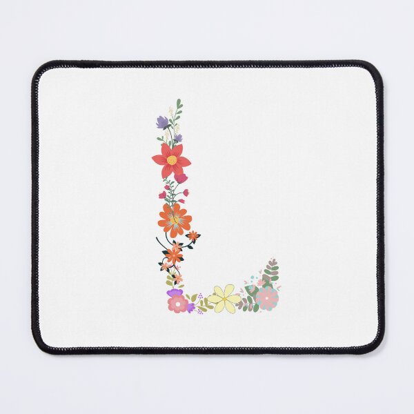 Item preview, Floral letter monogram initial L designed and sold by Miledi.