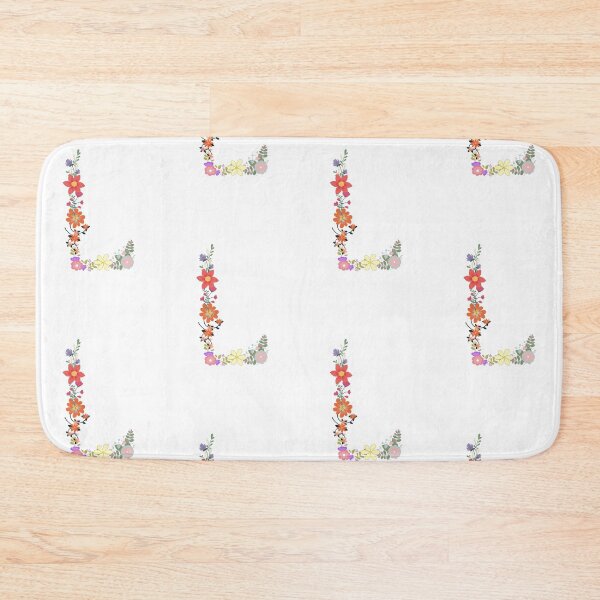 Item preview, Floral letter monogram initial L designed and sold by Miledi.