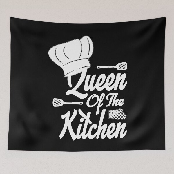 Item preview, Funny Queen Of The Kitchen Mom Cooking Master Chef food T-Shirt designed and sold by 2050-STYLE.