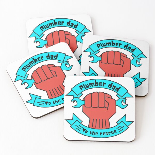 Item preview, Plumber Dad To The Rescue Spanner Fist designed and sold by RichTeeDesigns.