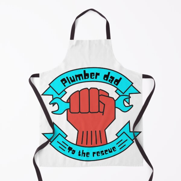 Item preview, Plumber Dad To The Rescue Spanner Fist designed and sold by RichTeeDesigns.