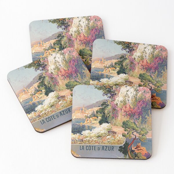 Item preview, Vintage French Riviera travel advertising designed and sold by aapshop.