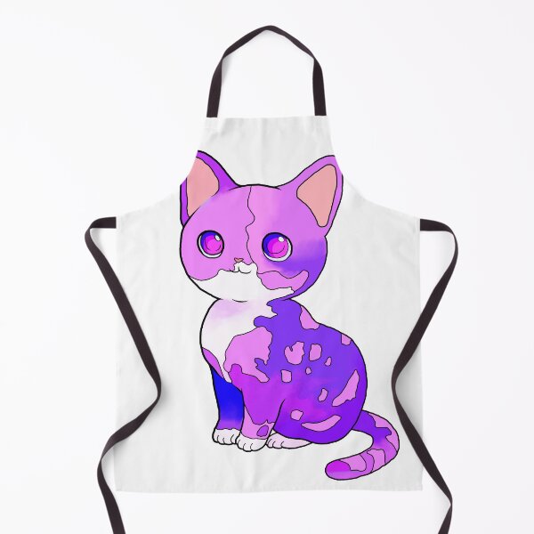 Item preview, Cartoon Cat, Spotted Cat, Cute Cat, Purple, designed and sold by Maculele.