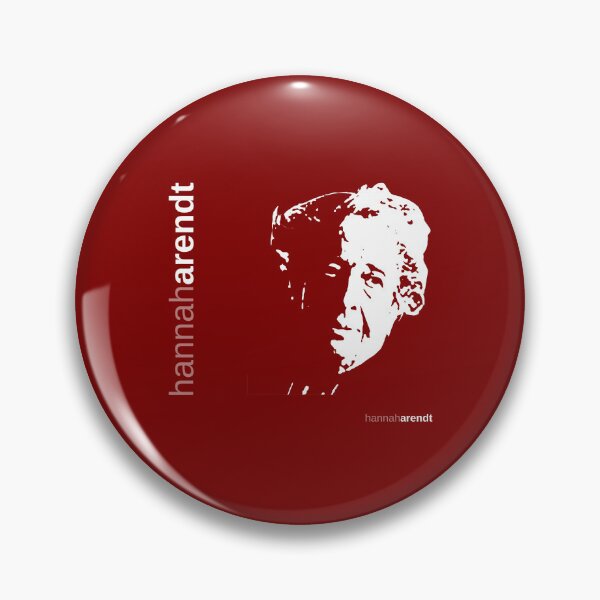 Artikelvorschau, Hannah Arendt typografisches Plakat (rot) entworfen und verkauft von CMYKStudio.