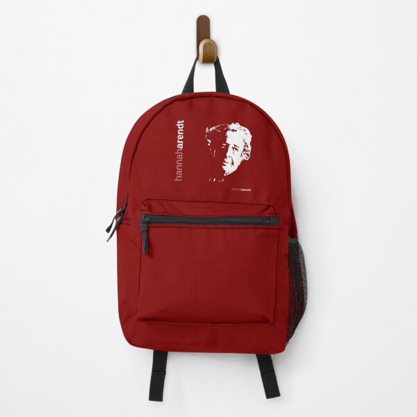 Item preview, Hannah Arendt typographic poster (red) designed and sold by CMYKStudio.