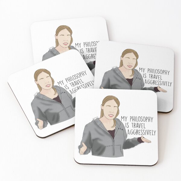 Item preview, My philosophy is travel aggressively designed and sold by fanartbygabi | Gabi Veiga.