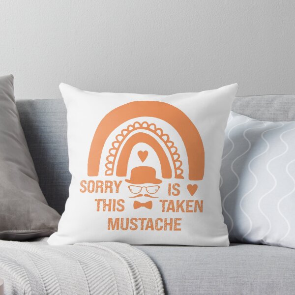 Item preview, Mens Sorry This Mustache Is Taken,Funny Mustache Design Awesome Quote,Funny Mustache Orange Sunset Gift designed and sold by pedrored369.