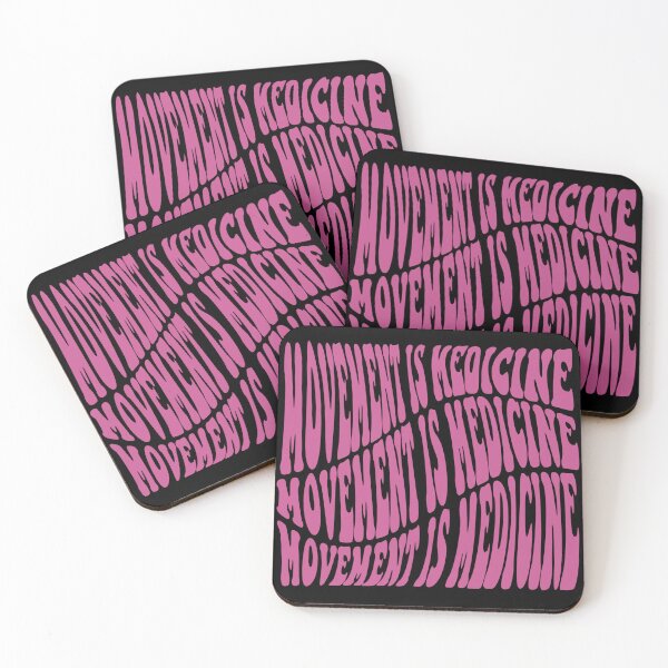Item preview, Movement is Medicine Groovy Retro Pink designed and sold by KatarinaAndCo.