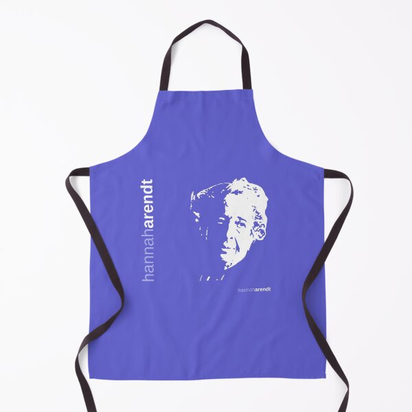 Item preview, Hannah Arendt typographic poster (indigo) designed and sold by CMYKStudio.